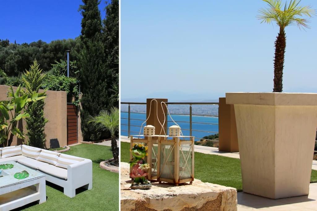 Villa Superb Yiorgos - Heated Pool Jacuzzi - Seaview *
